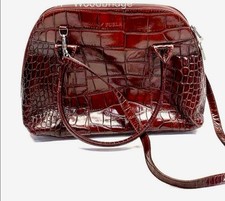 FURLA Ischia Dark Cherry Croco
